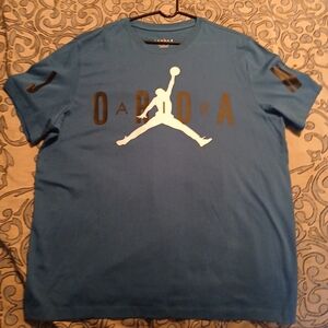 Jordan Men's Blue Graphic T-Shirt